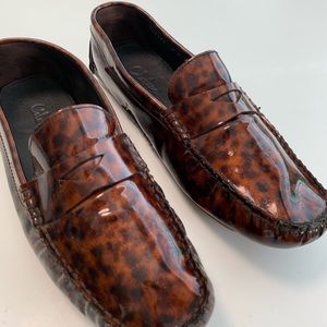 Cole Haan Tortoise Patent Loafers